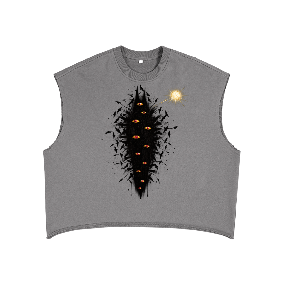 see past the void boxy tank top