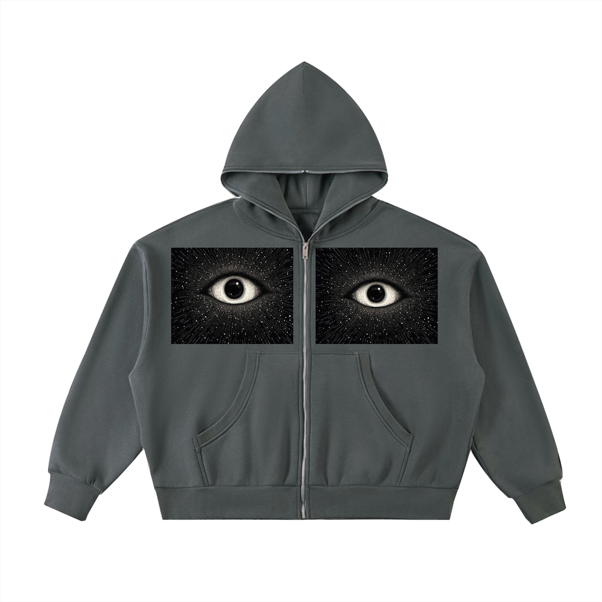 EYE Full-Zip Boxy Hoodie