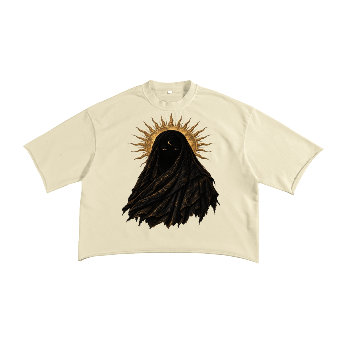 French Terry Raw Edge T-Shirt