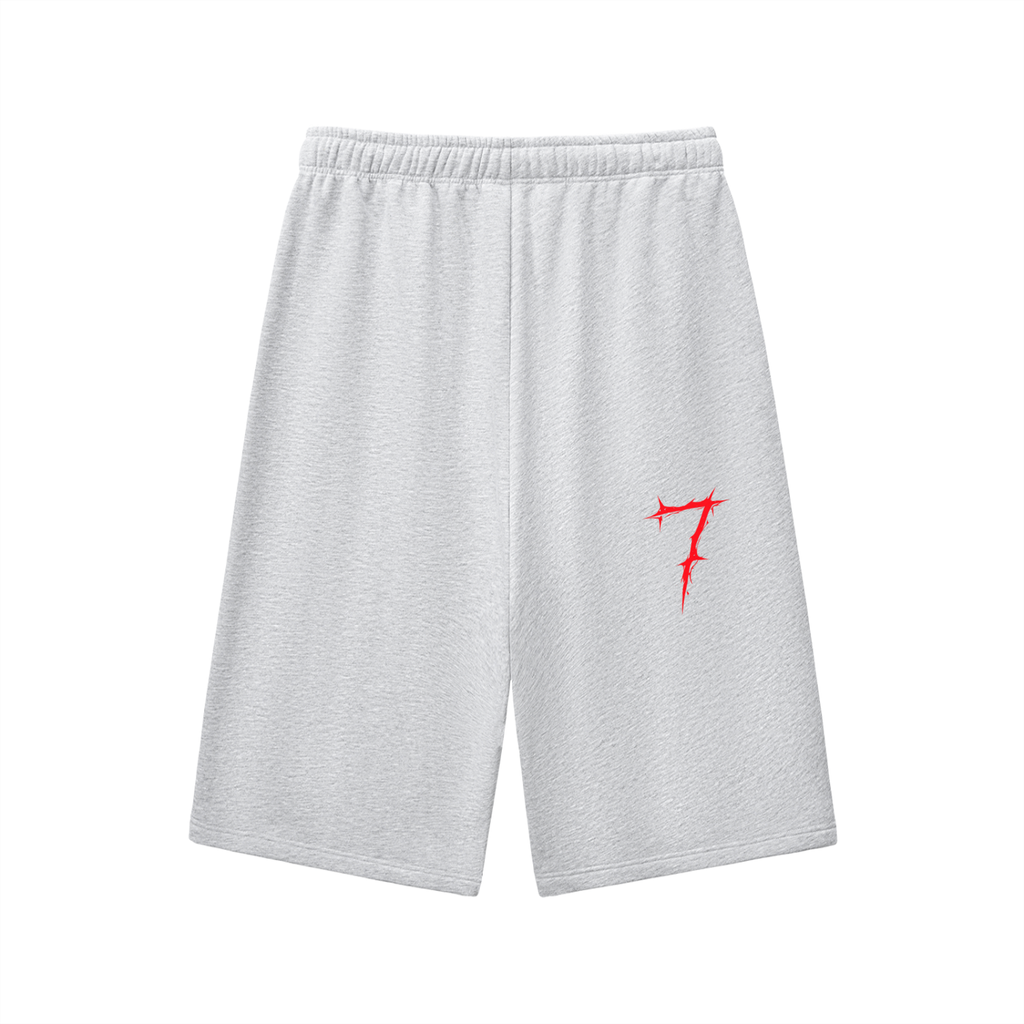 Relaxed Drawstring Three-quarter Sweatpants