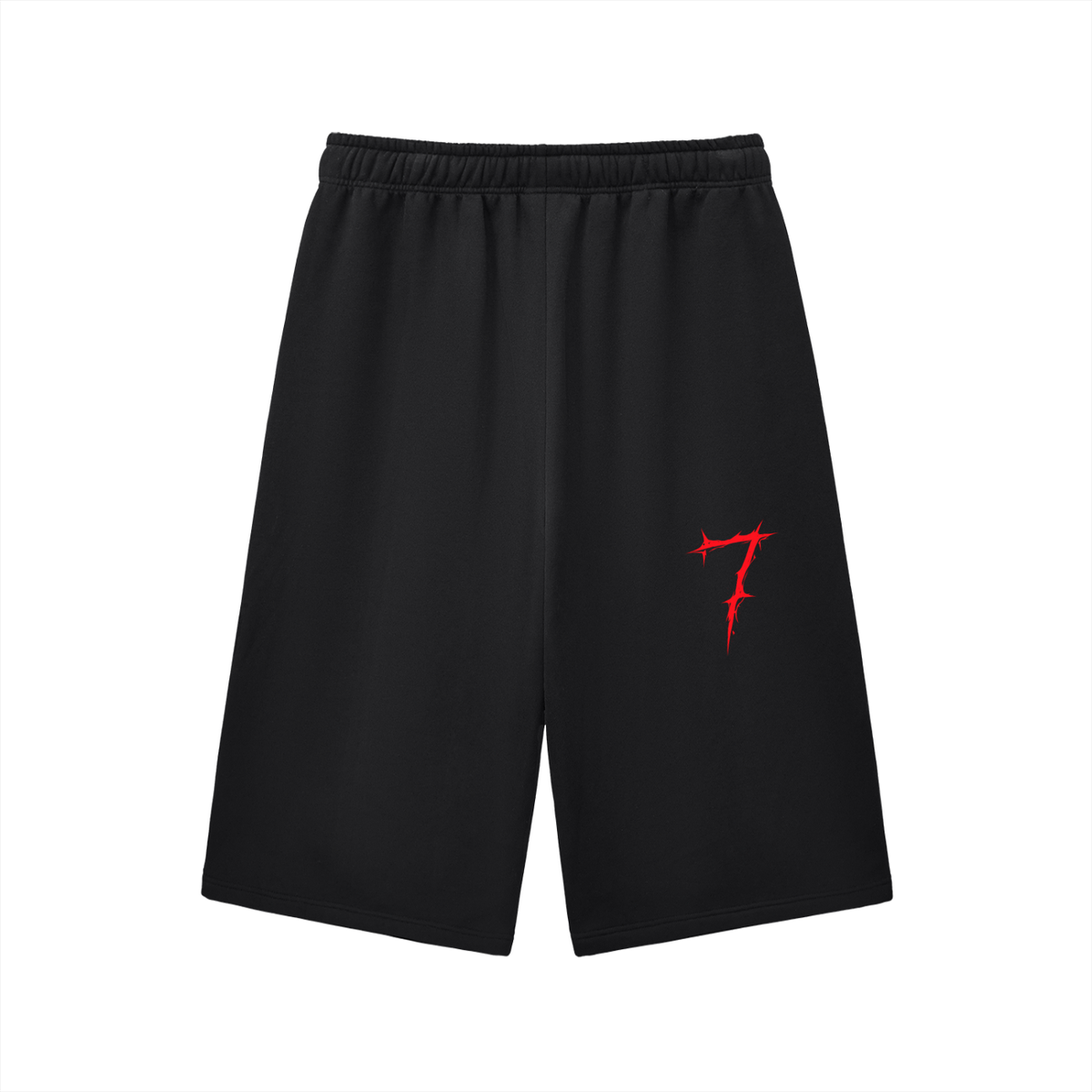Relaxed Drawstring Three-quarter Sweatpants