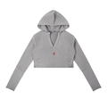 Woman's Vintage Washed Raw Edge Hoodie