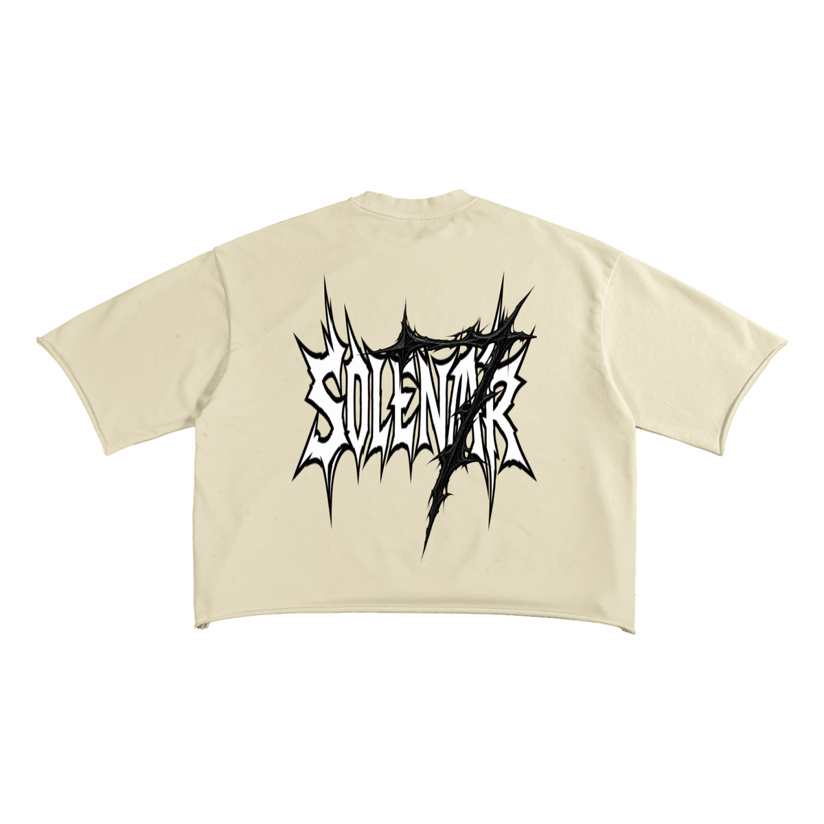 French Terry Raw Edge T-Shirt
