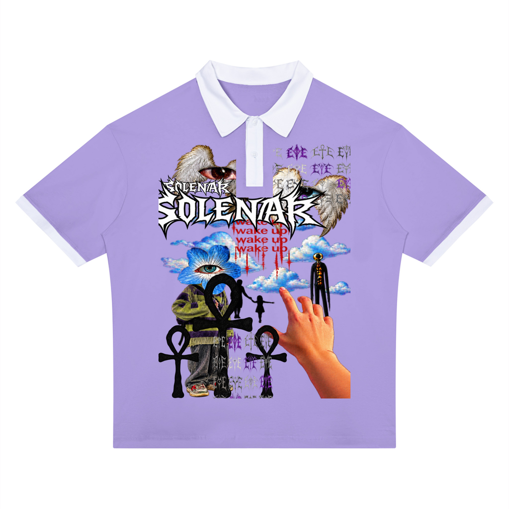 hello there Block Polo Shirt