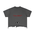 Vintage Wash Boxy Distressed Hem T-Shirt
