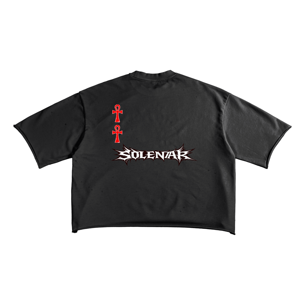 French Terry Raw Edge T-Shirt