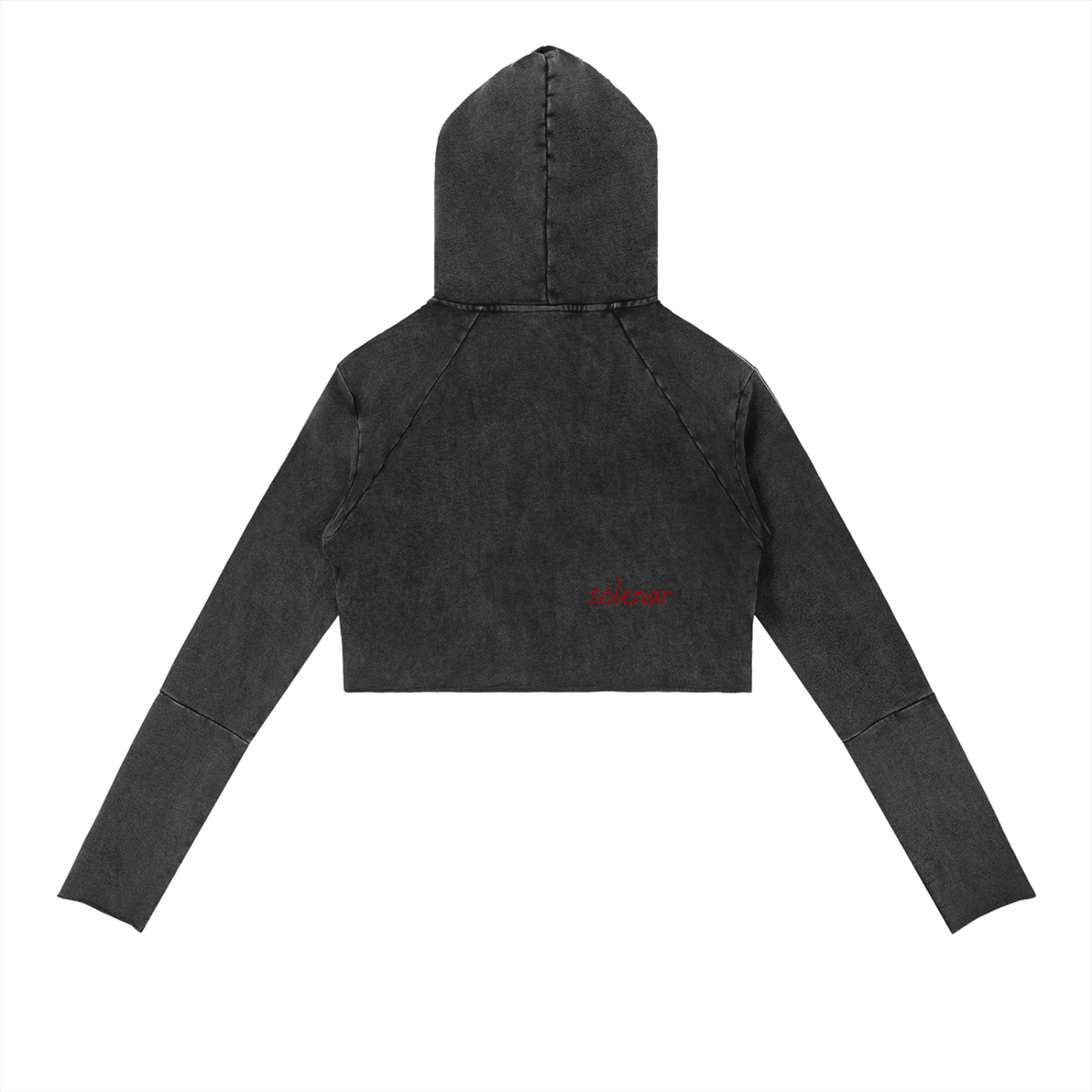 Woman's Vintage Washed Raw Edge Hoodie