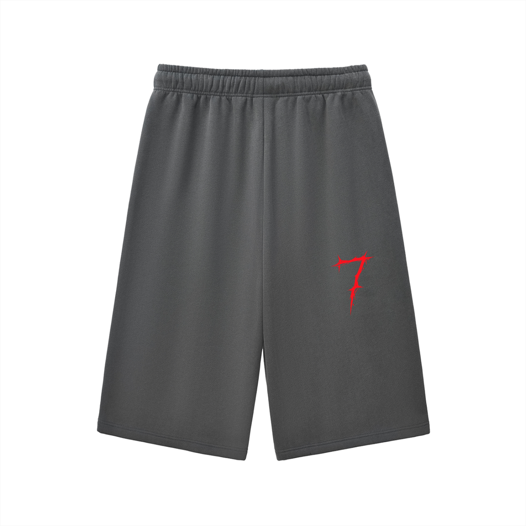 Relaxed Drawstring Three-quarter Sweatpants