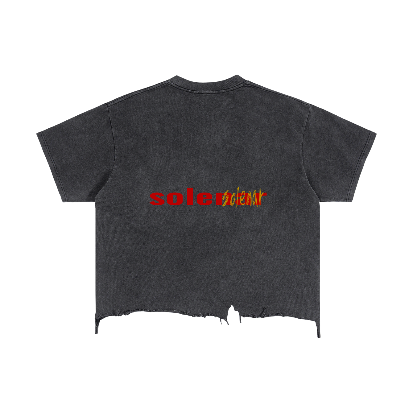 "I see you" Distressed Hem T-Shirt