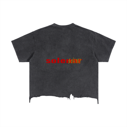 "I see you" Distressed Hem T-Shirt