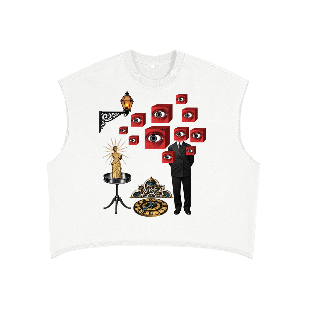 to many eyes boxy tank top