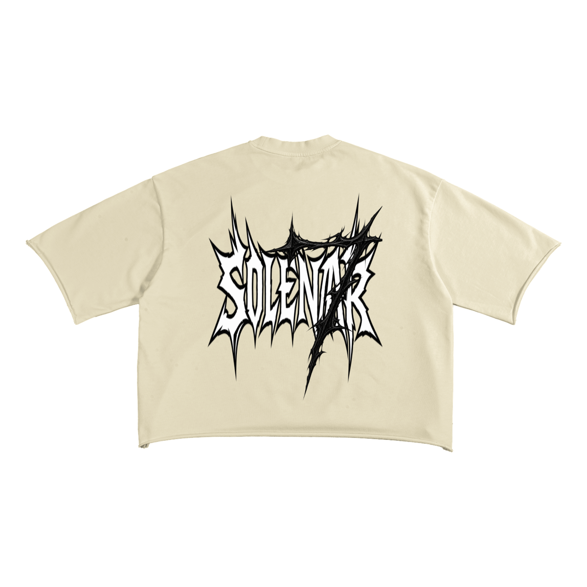 French Terry Raw Edge T-Shirt