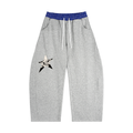Plaid Waistband Barrel Sweatpants