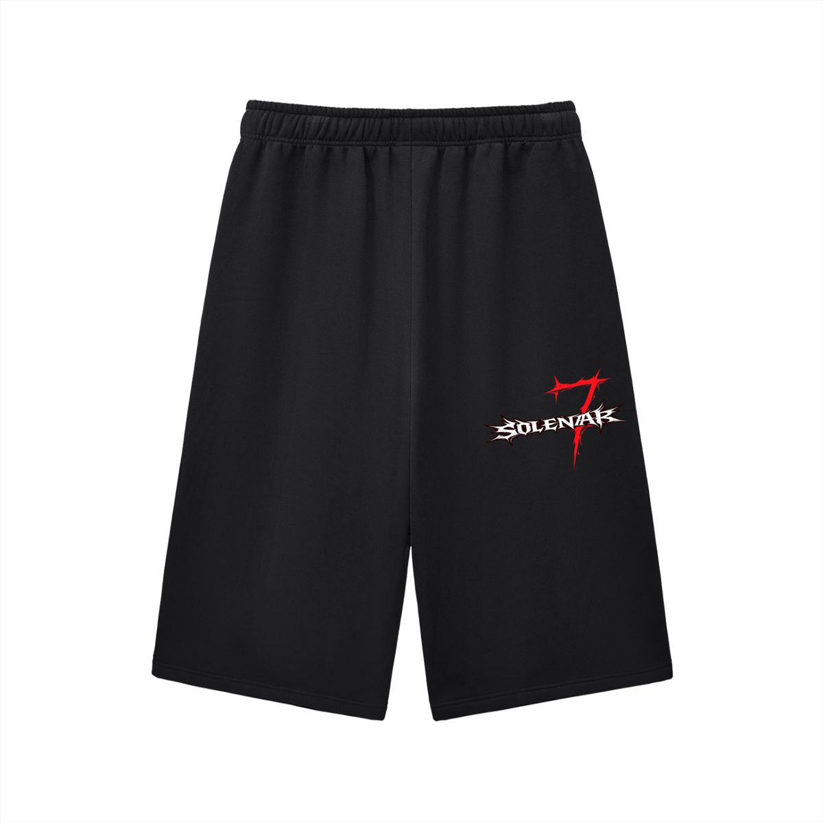 Relaxed Drawstring Three-quarter Sweatpants