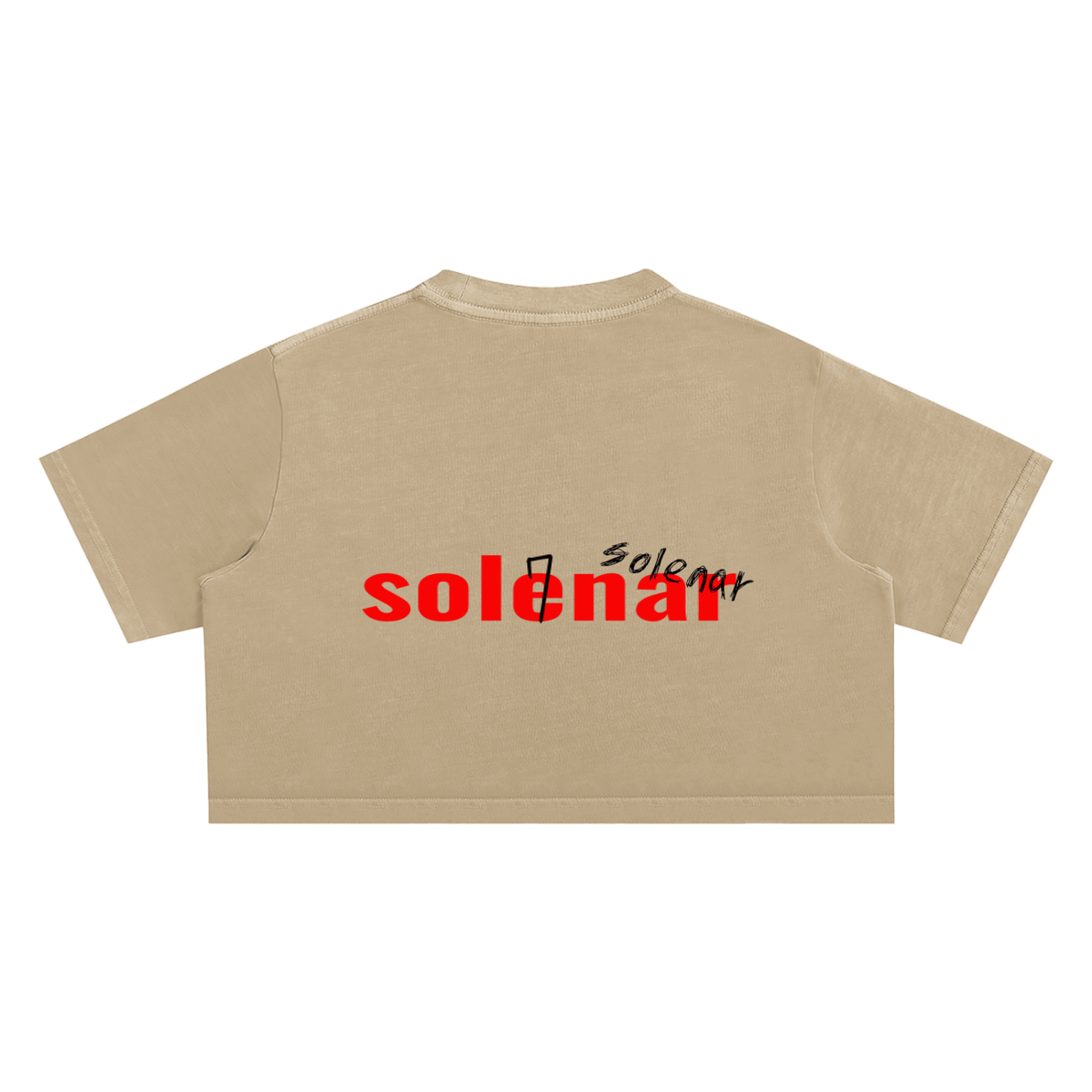 Woman's Snow Washed Crop Top