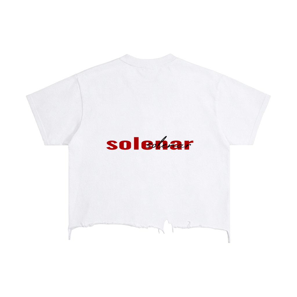 War With Waves Distressed Hem T-Shirt