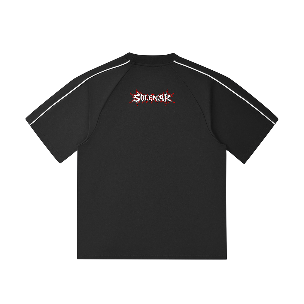 Contrast Stitch Raglan T-Shirt
