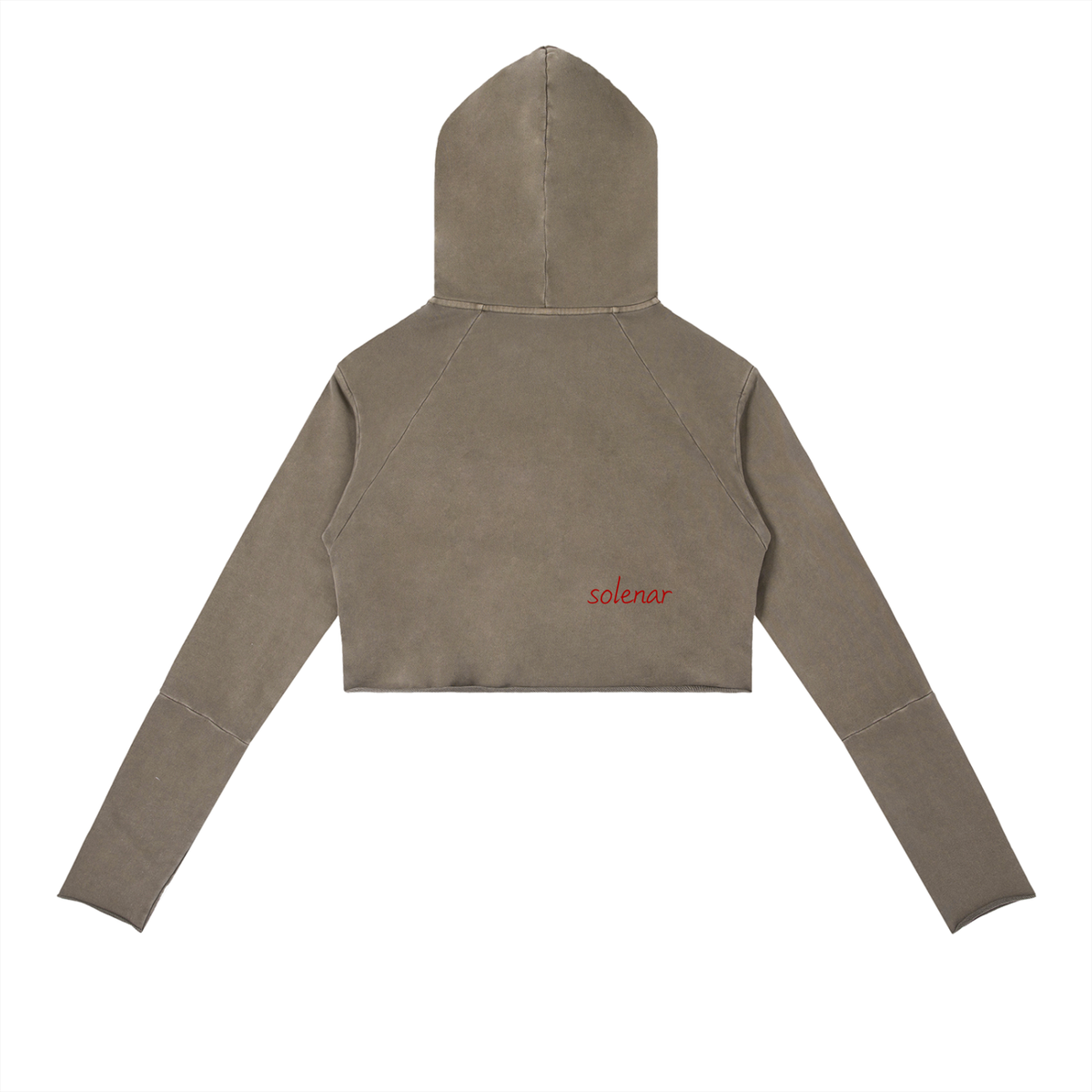 Woman's Vintage Washed Raw Edge Hoodie