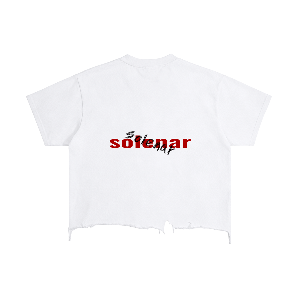 I AM Fire Distressed Hem T-Shirt