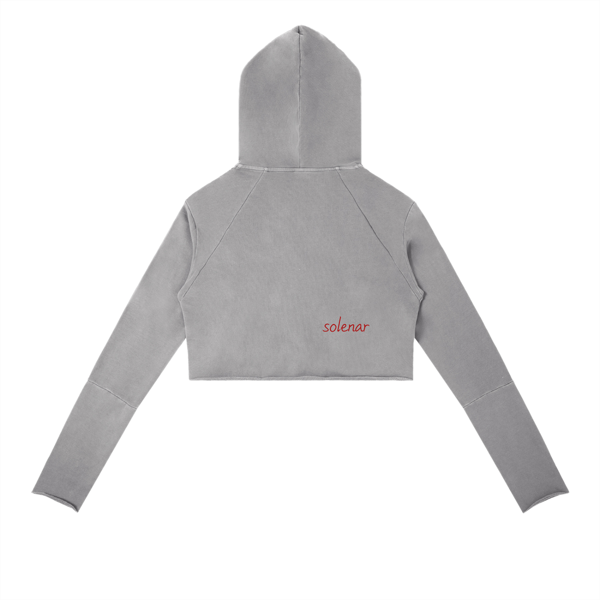 Woman's Vintage Washed Raw Edge Hoodie