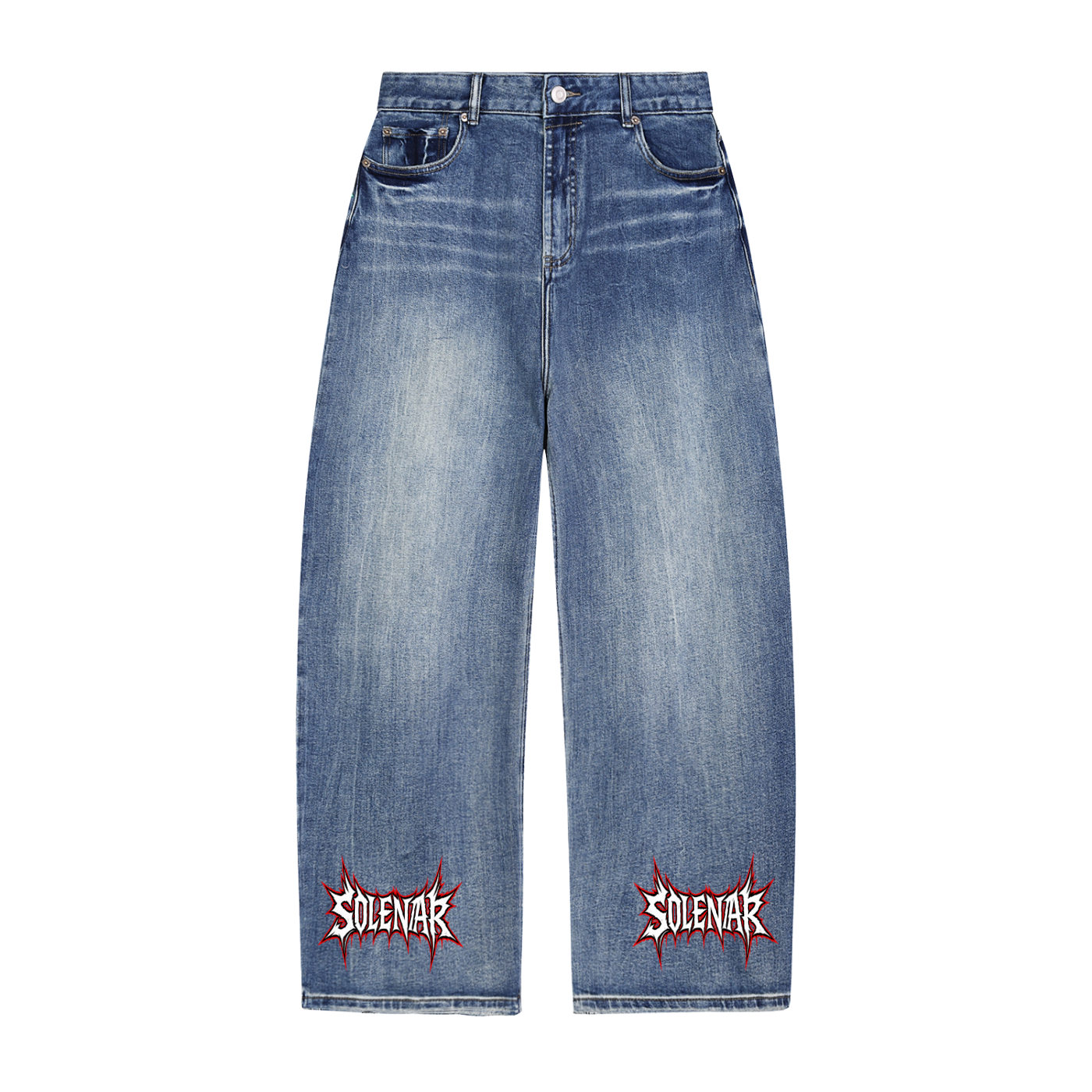 Sun Fade Heavyweight Denim Jeans