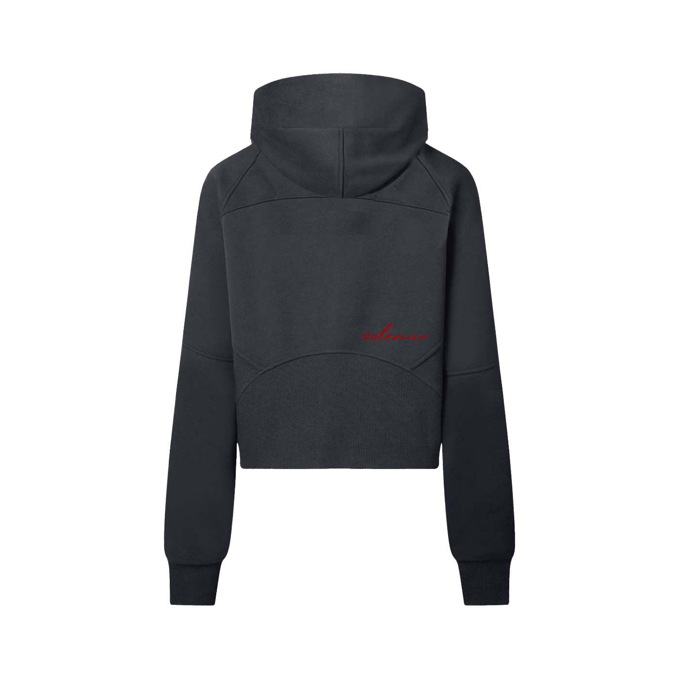 Woman Cropped Half-Zip Hoodie
