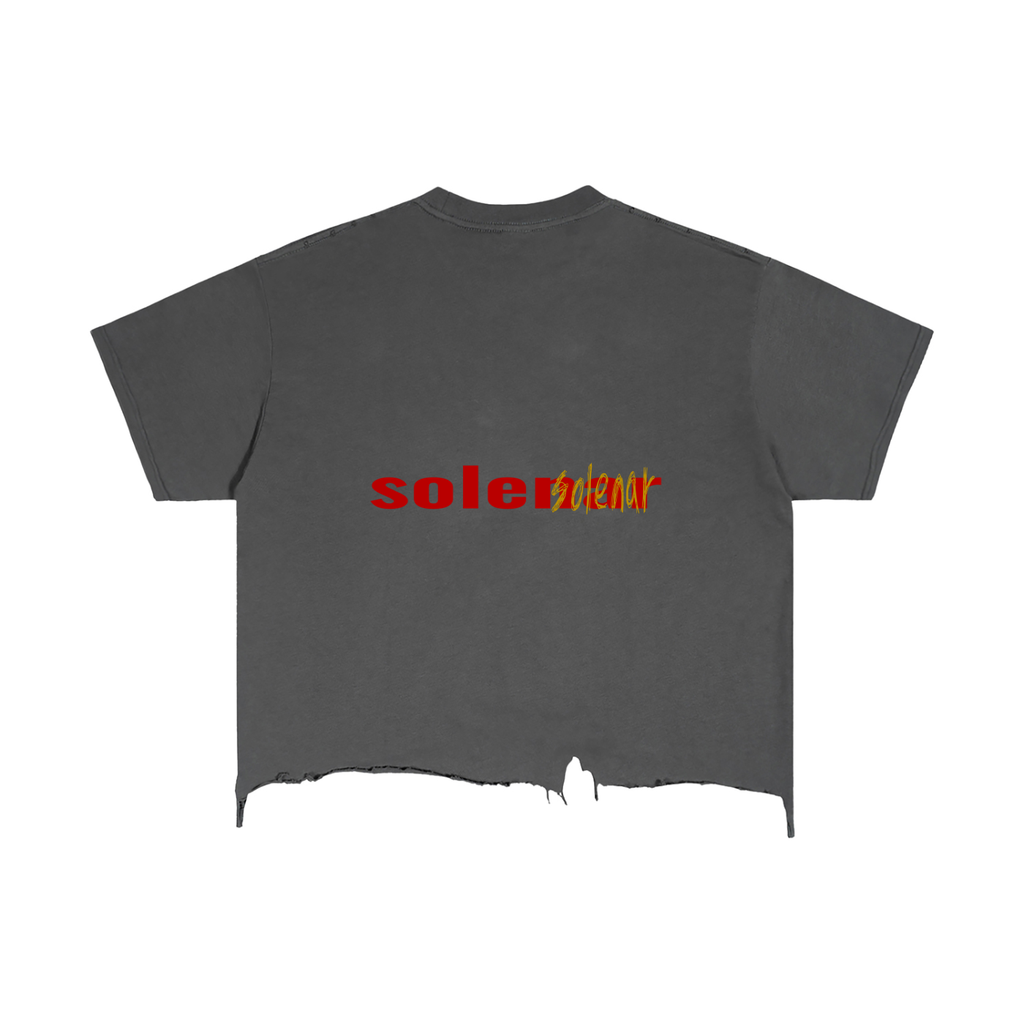 "I see you" Distressed Hem T-Shirt