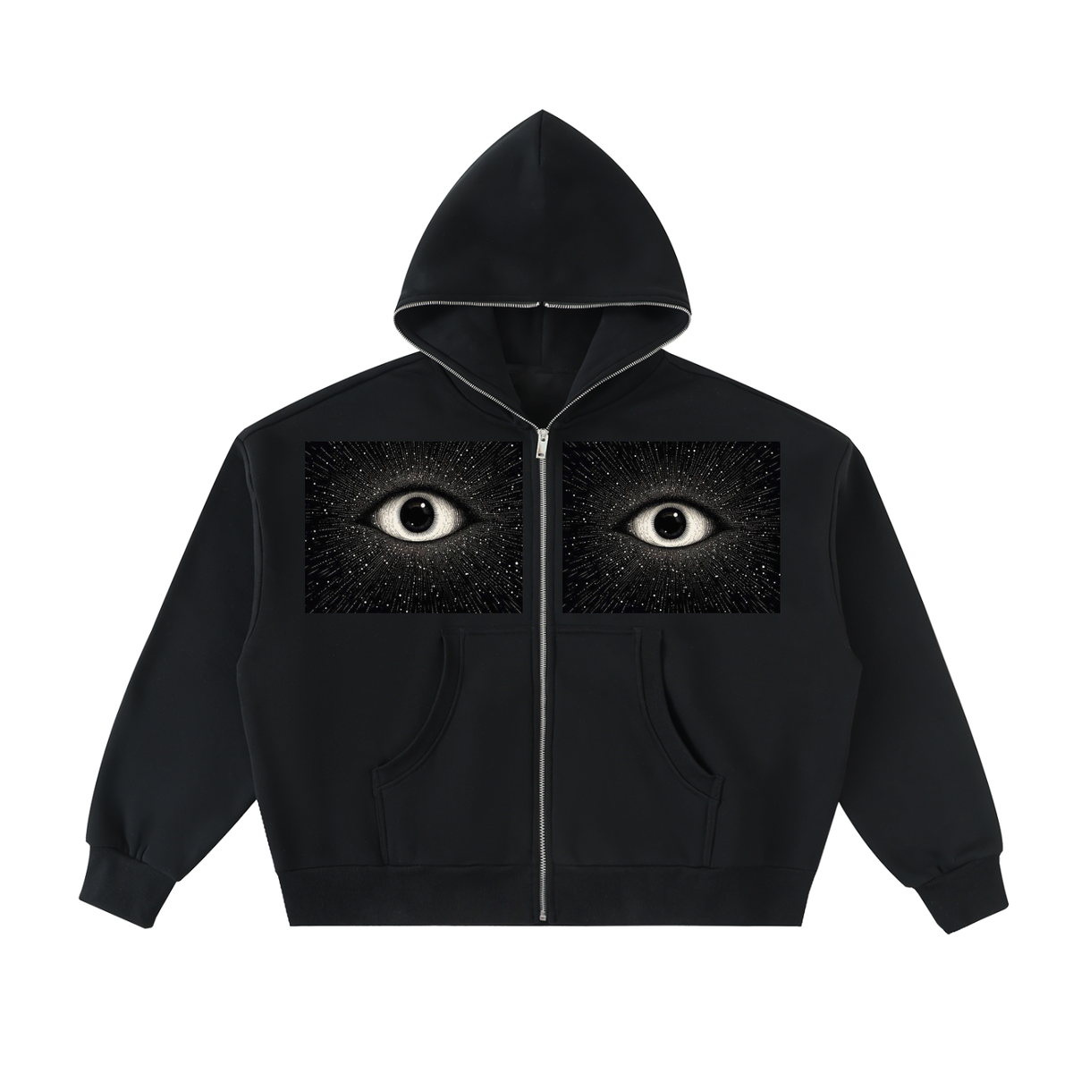 EYE Full-Zip Boxy Hoodie