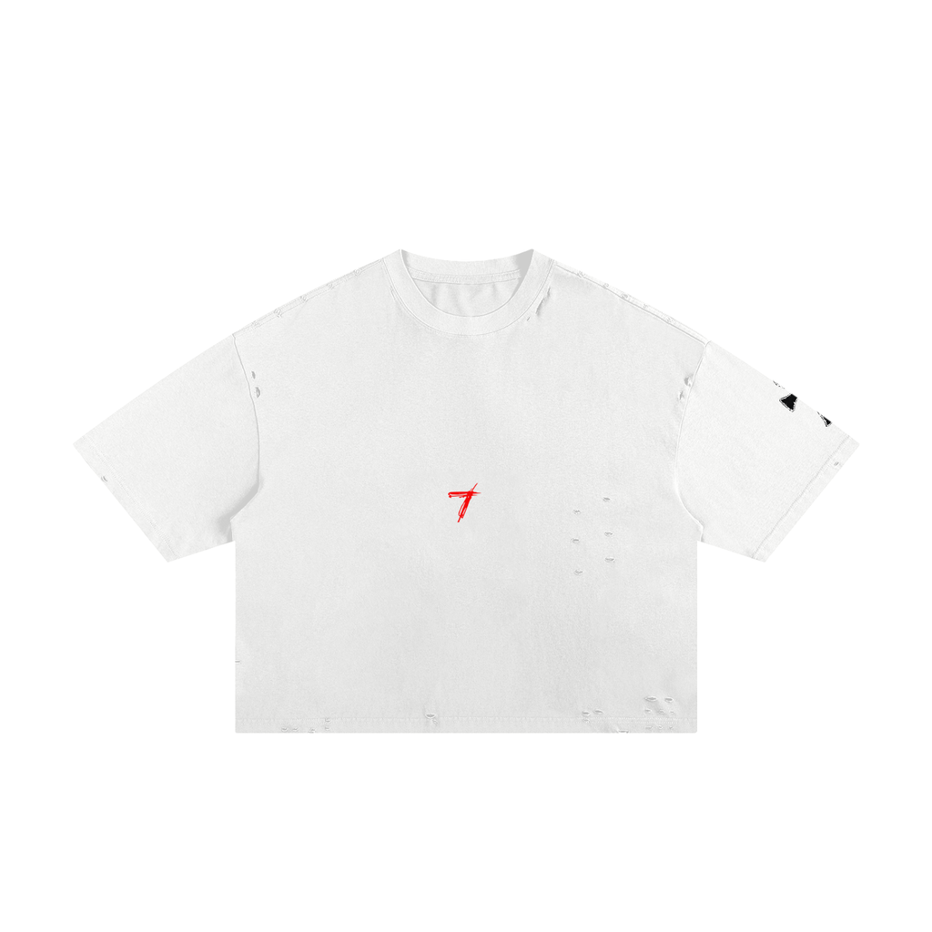 Classic Frayed Boxy Tee