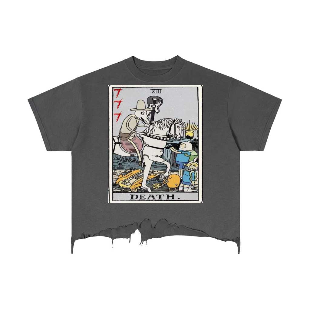 Tarot Distressed Hem T-Shirt