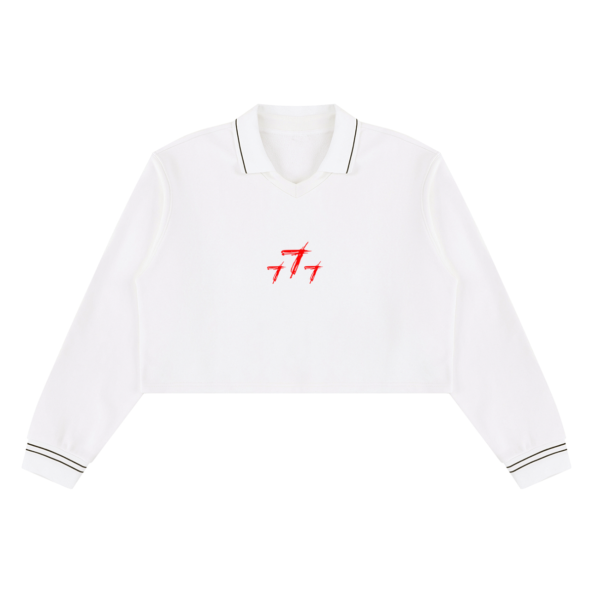 Women’s Crop Collared Sweatshirt