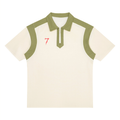 Unisex Color Block Quarter Zip Polo Shirt