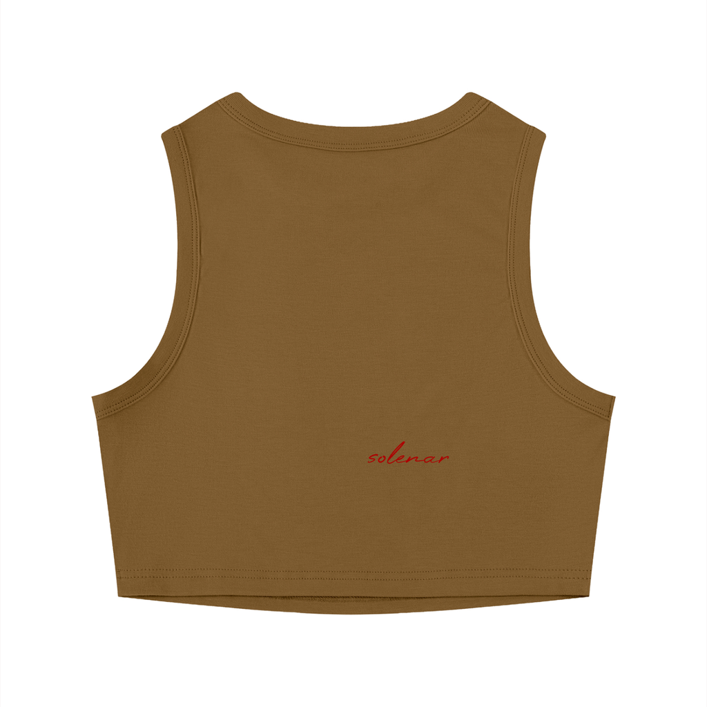 Women's Tight Crewneck Crop Tank Top