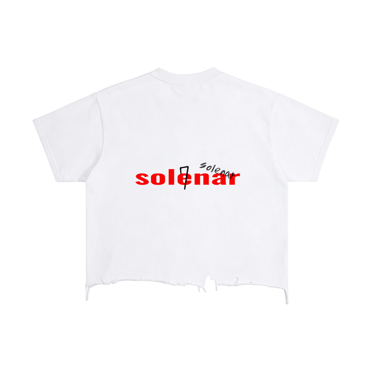 Vintage Wash Boxy Distressed Hem T-Shirt