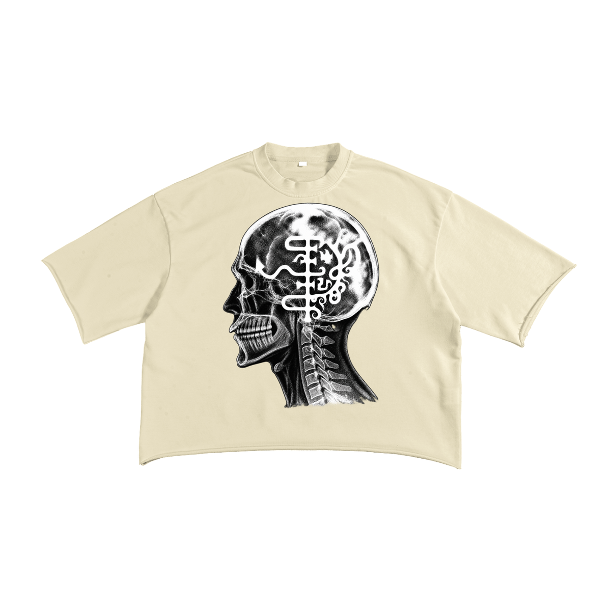 French Terry Raw Edge T-Shirt