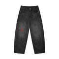 Men's Sunfade Vintage Wash Barrel Leg Jeans