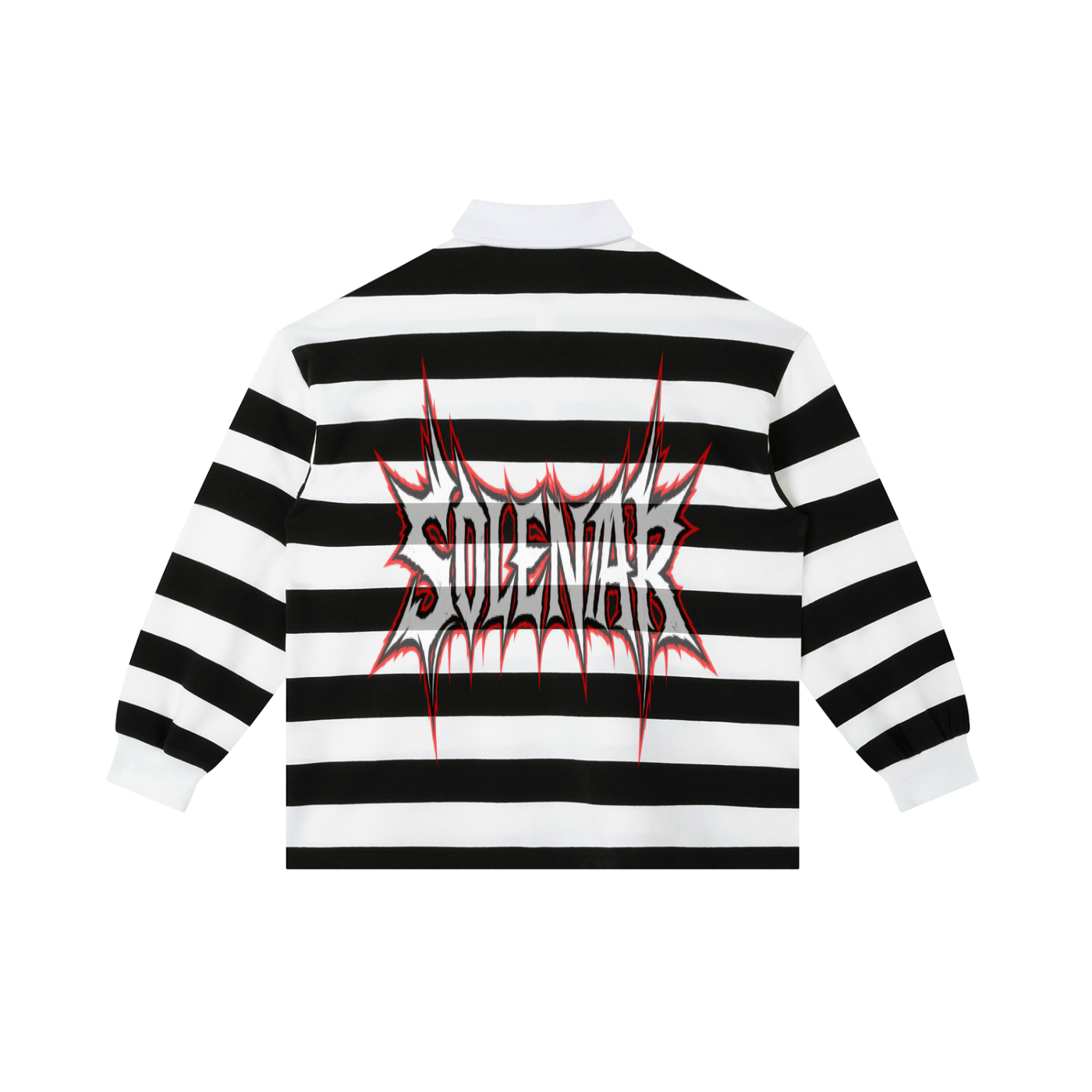 Color Block Stripe Polo Shirt