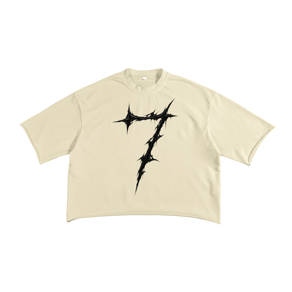 7 French Terry Raw Edge T-Shirt