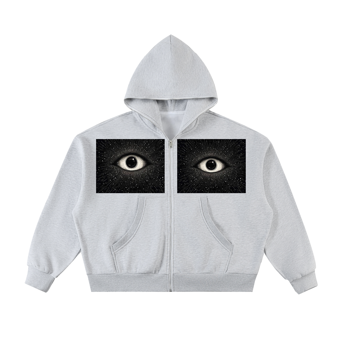 EYE Full-Zip Boxy Hoodie