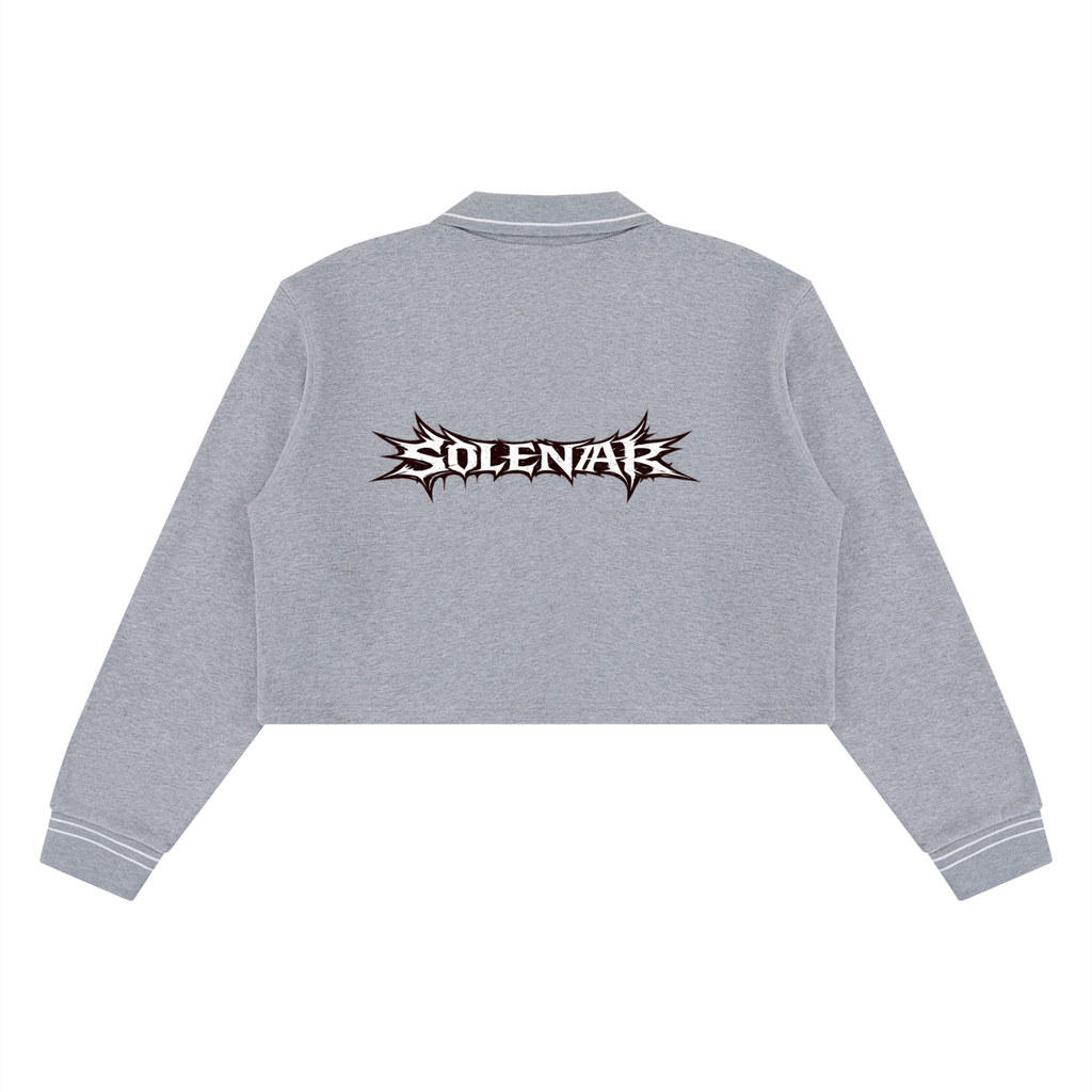 Women’s Crop Collared Sweatshirt