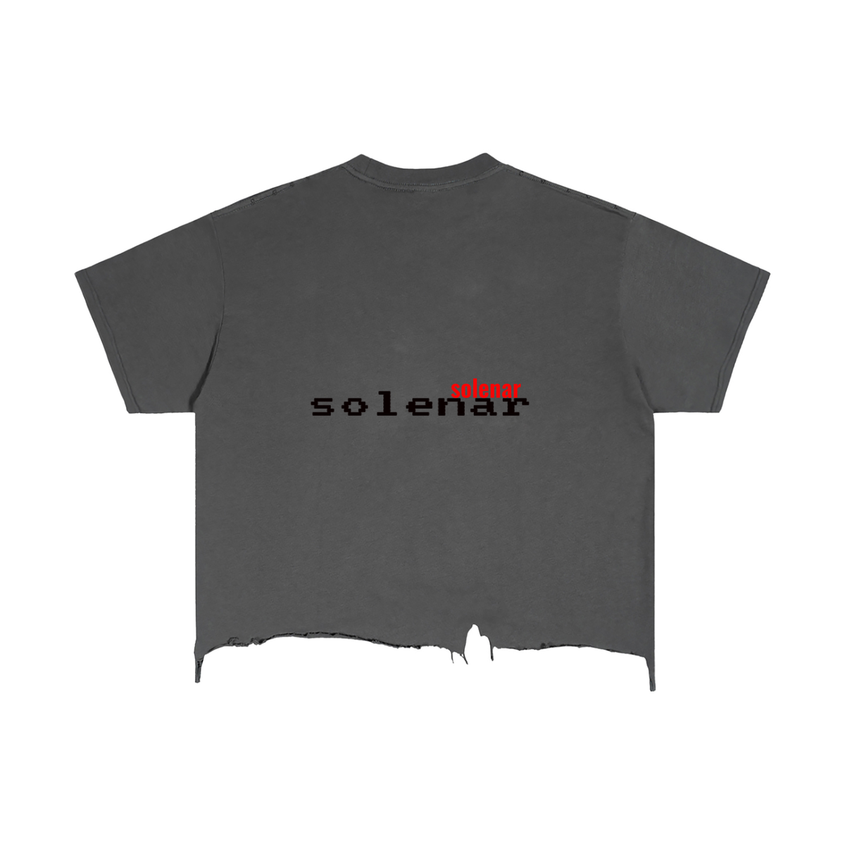 Vintage Wash Boxy Distressed Hem T-Shirt