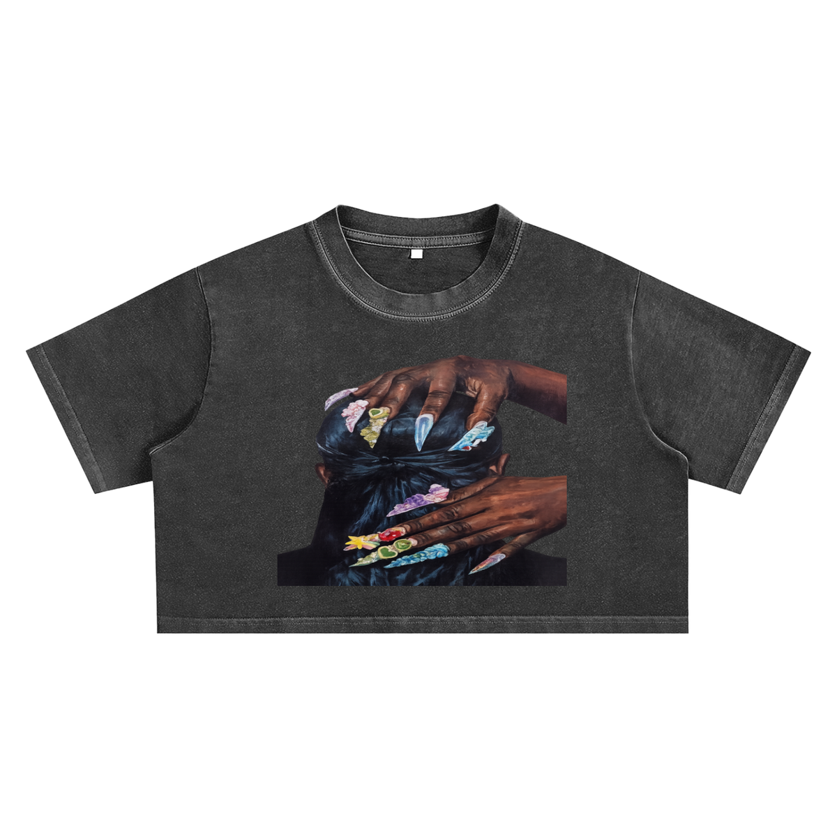 Woman's Snow Washed Crop Top