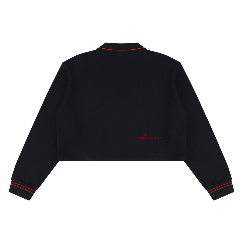 Women’s Crop Collared Sweatshirt