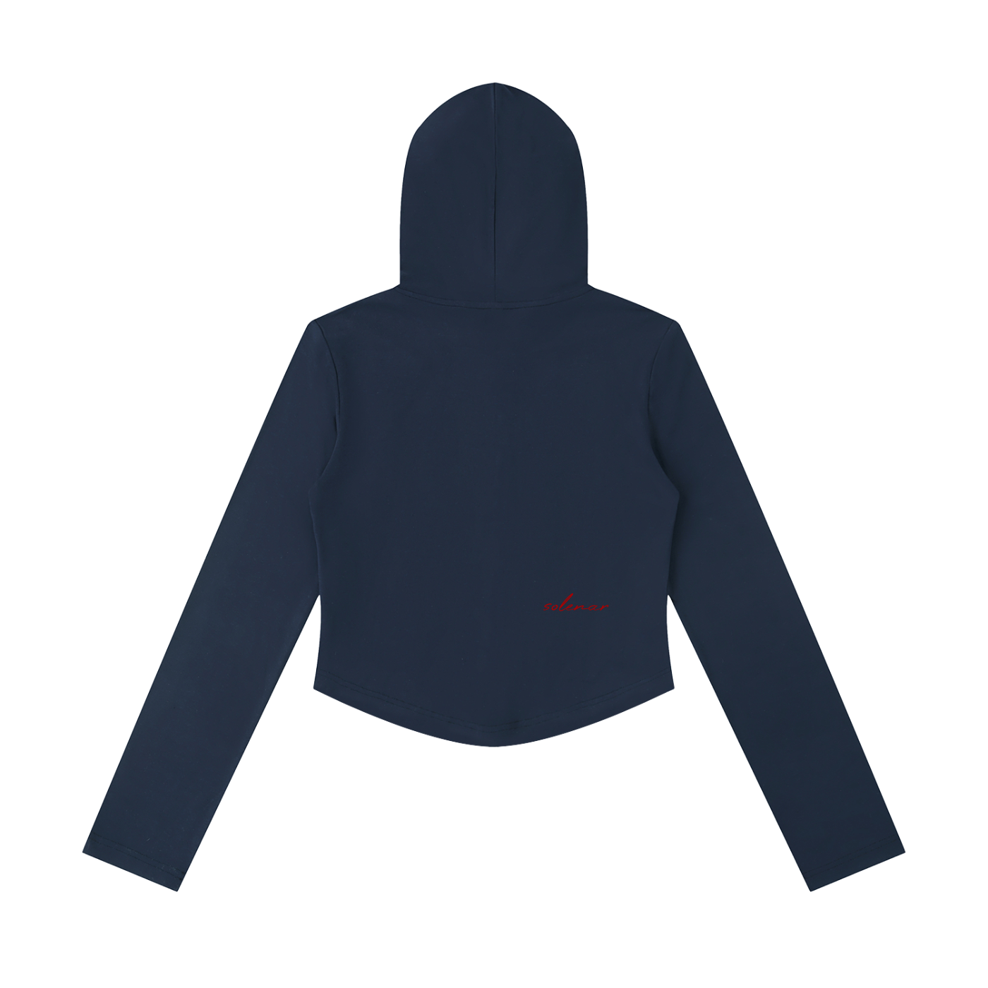 Women's Slim Cropped Full Zip Hoodie