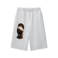 Relaxed Drawstring Three-quarter Sweatpants
