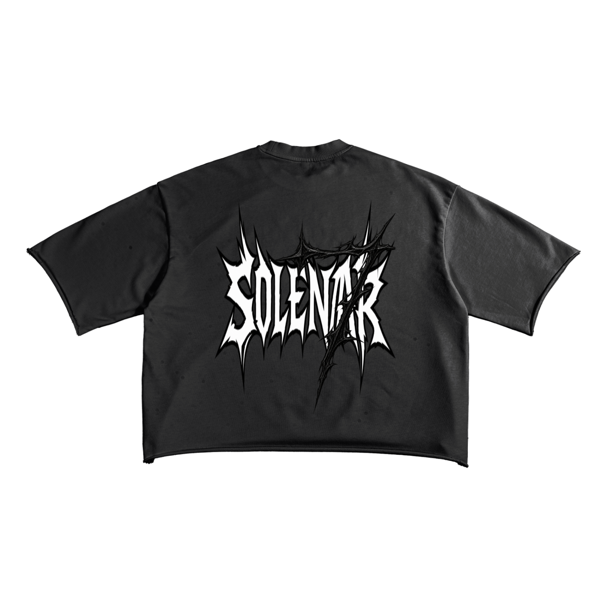 French Terry Raw Edge T-Shirt