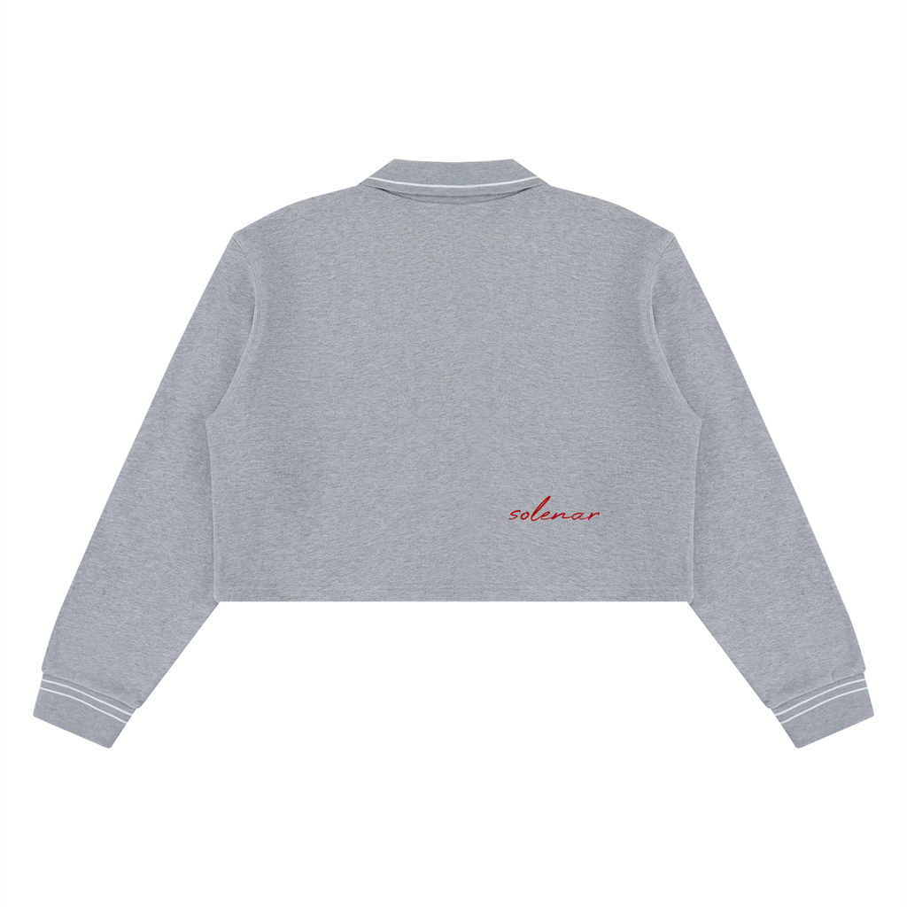 Women’s Crop Collared Sweatshirt
