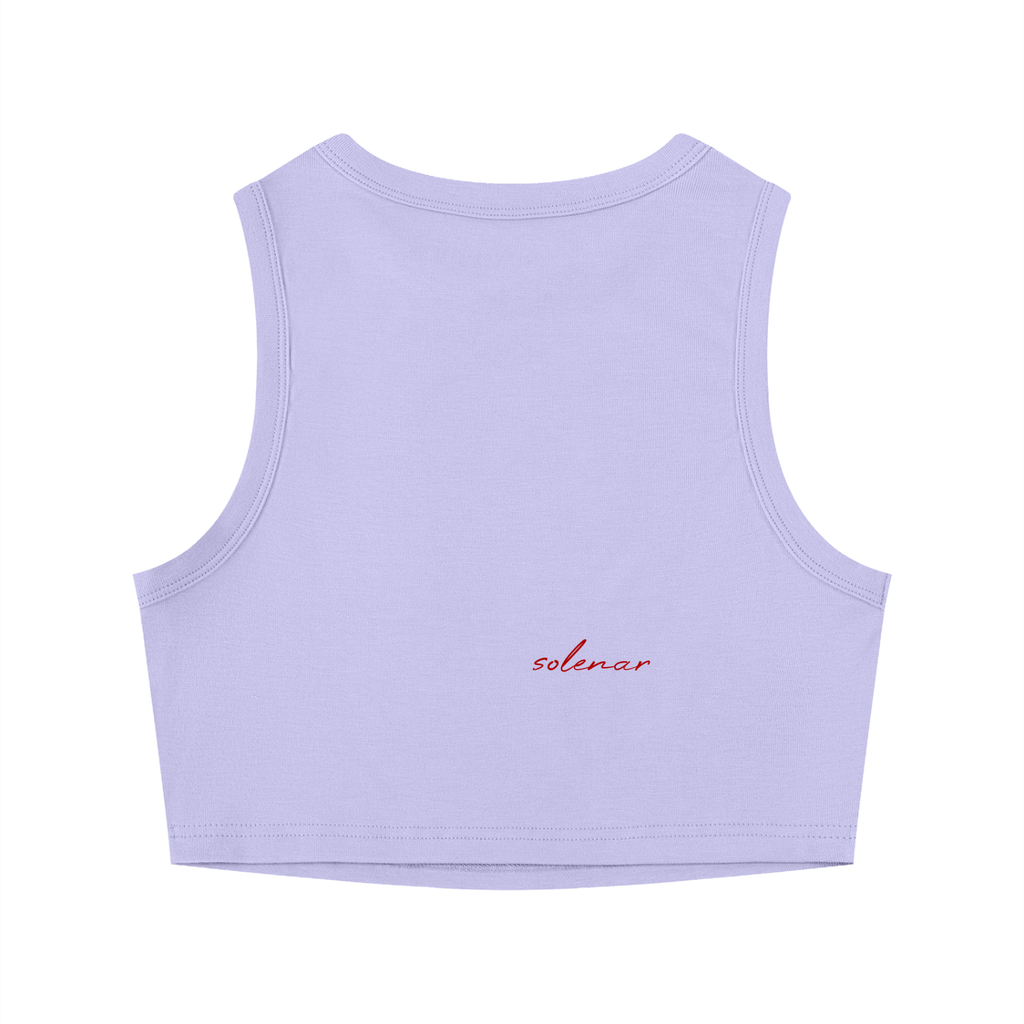 Women's Tight Crewneck Crop Tank Top