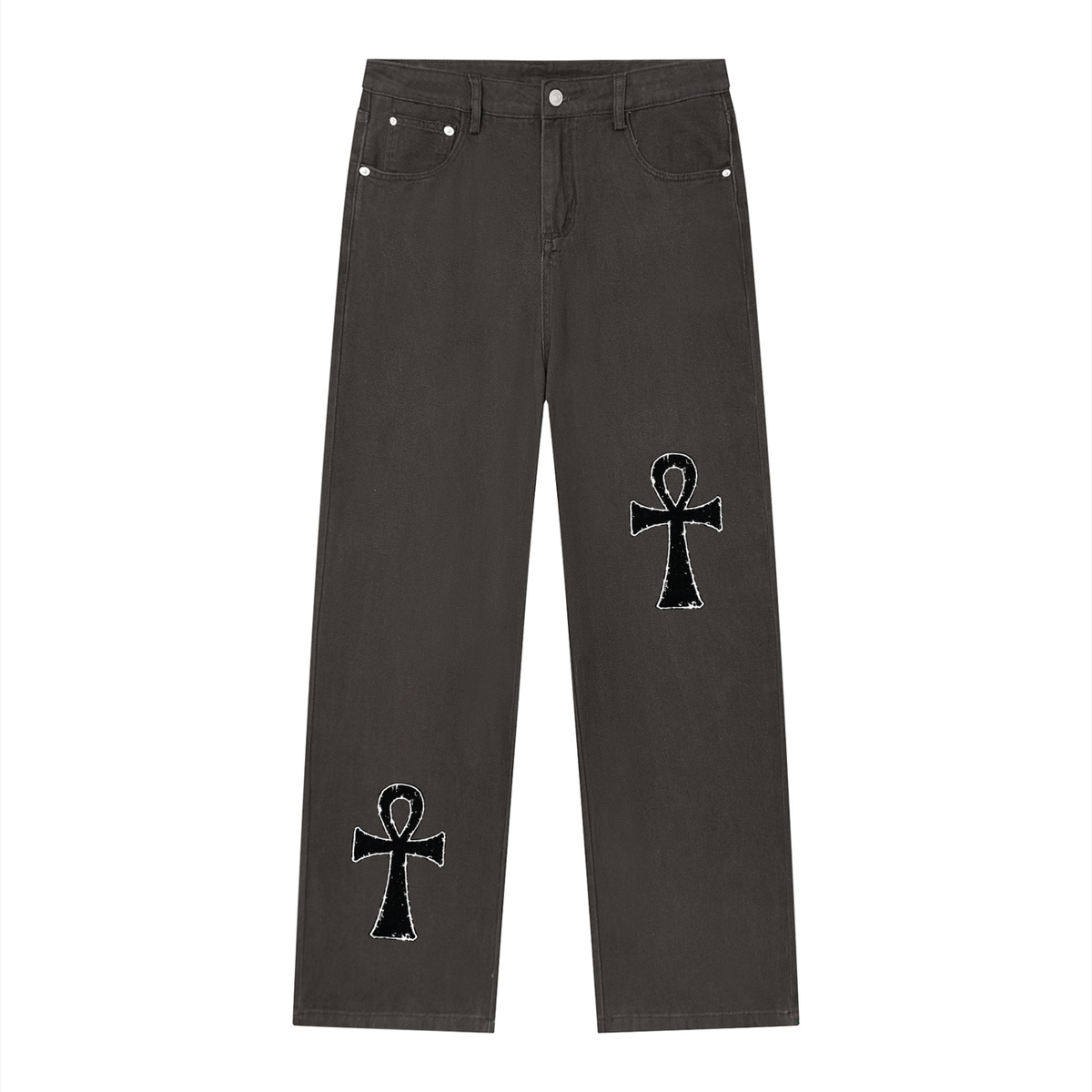 Men’s Vintage Wash Straight Leg Jeans