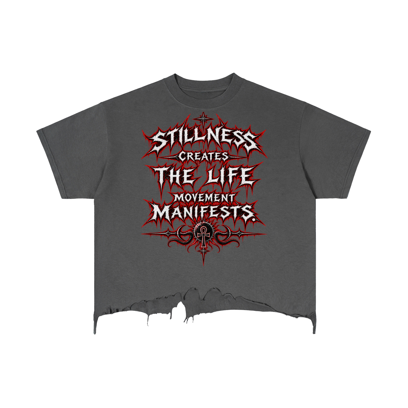 Stoic Vintage Wash Boxy Distressed Hem T-Shirt